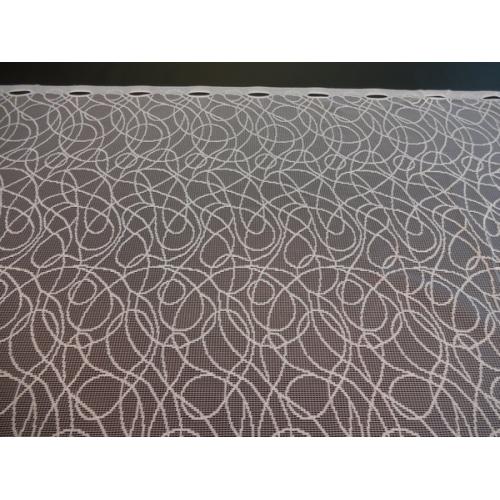 Krátká vitrážová záclona na tyčku 70cm 50/1600 bílá