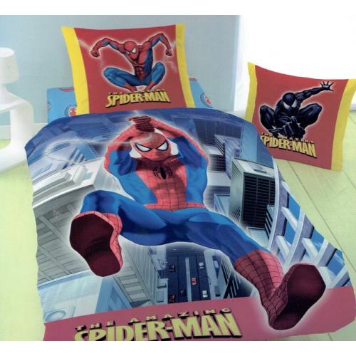 Povlečení s dětským motivem SPIDERMAN červený