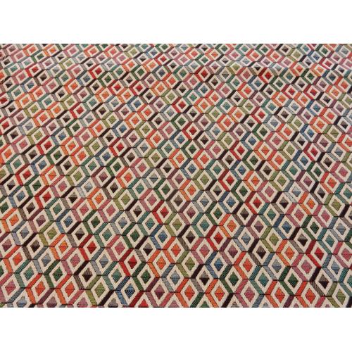 Potahová látka s retro vzorem metráž RETRO PUZZLE