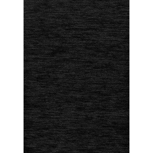 Černá jednobarevná žinylková potahová látka PERLE 95